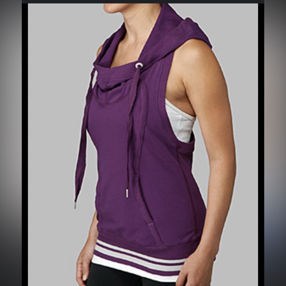 LULULEMON Purple Sleeveless Hoodie
